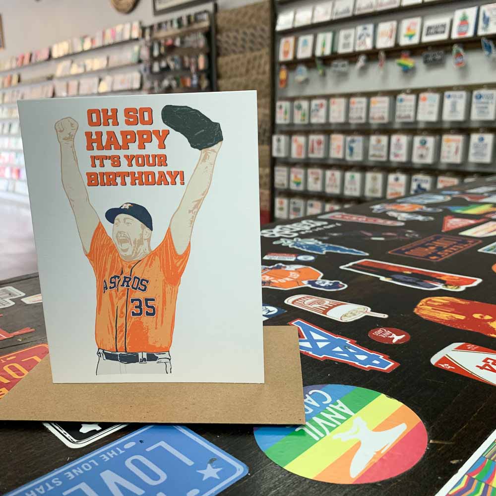 Verlander Oh So Happy Birthday Card