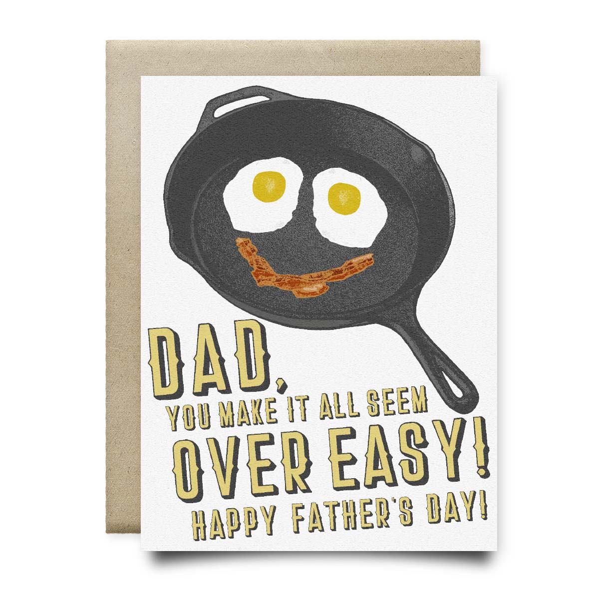 Dad Makes It Over Easy Father's Day Card – Anvil Cards