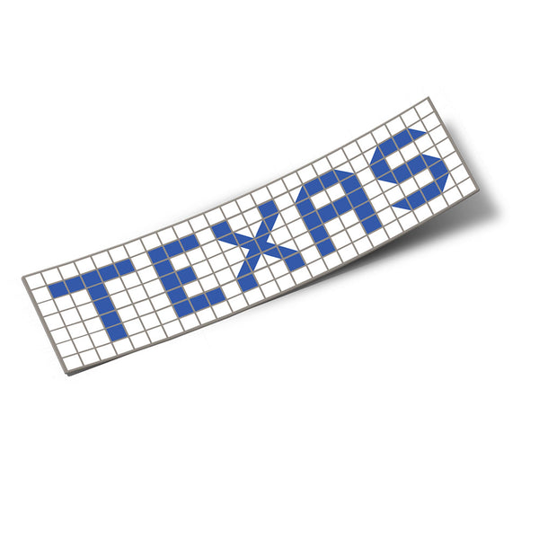 Texas Blue Tiles Sticker