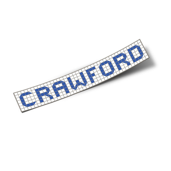 Crawford Blue Tiles Sticker