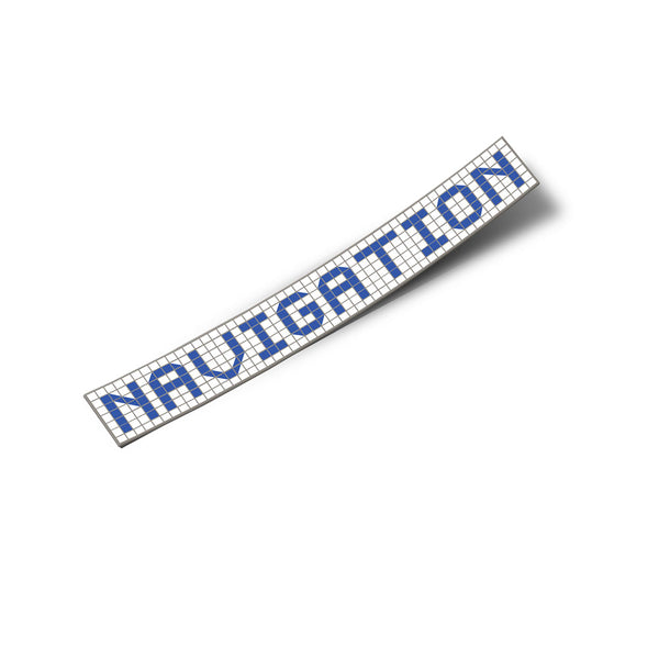 Navigation Blue Tiles Sticker