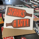 Spanks A Lot Thank You Card Bundle