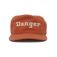 Danger Strapback Hat Burnt Orange