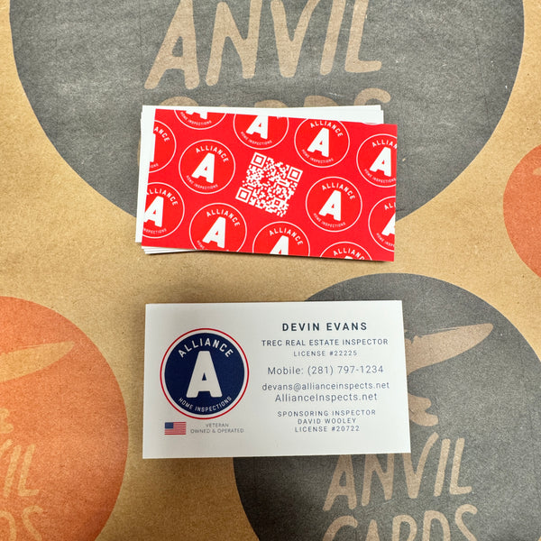 Z222 Evans Alliance Business Cards