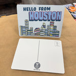 Hello from Houston Postcard - Multi Color