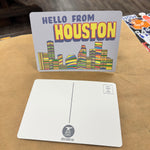 Hello from Houston Postcard - Pride