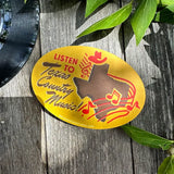 Listen To Texas Country Music Sticker