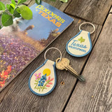 Texas Wildflowers Patch Keychain