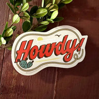 Howdy Lasso Sticker