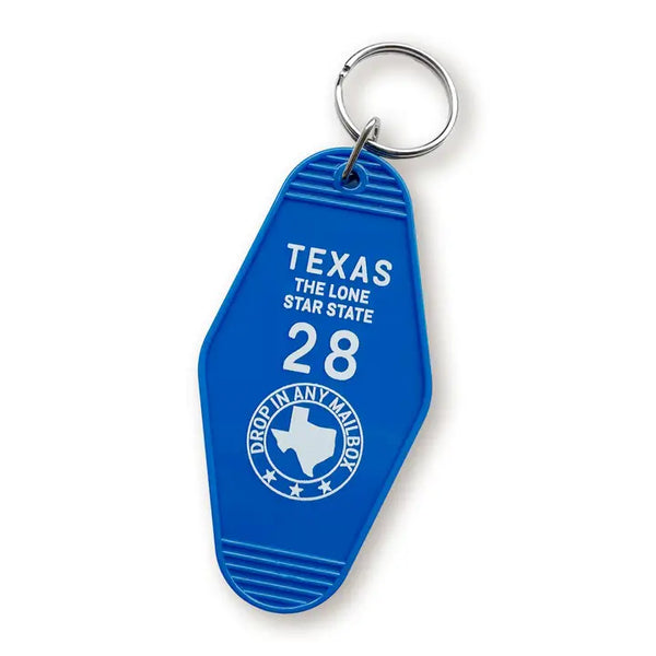 Texas Motel Style Keychain