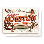 Greetings From Houston Postcard