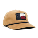 Hill Country Flag Tan Twill Snapback