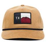 Hill Country Flag Tan Twill Snapback