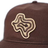 TX Rattler Brown Canvas Snapback
