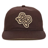 TX Rattler Brown Canvas Snapback