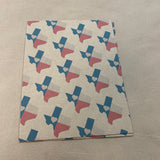 Texas Heart Flag Wrapping Paper