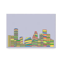Striped Skyline Art Print Pride