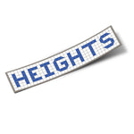 Heights Houston Blue Tiles Sticker
