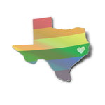 Pride Texas Holographic Sticker