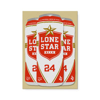 Lone Star Can Art Print