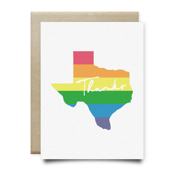 Texas Thank You Card | Pride - Cards