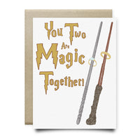 You Two are Magic Together Wedding Anniversary Card