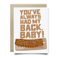 You've Always Had My Back, Baby Card