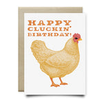 Happy Cluckin' Birthday Card