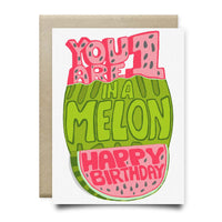 One in a Melon Birthday Card