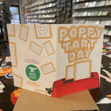 Poppy Tart Day Birthday Card