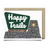 Happy Trails Retirement Card