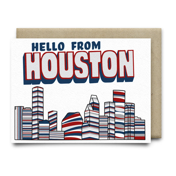 Hello From Houston | Red, White and Blue