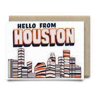 Hello From Houston | Astros Orange and Blue