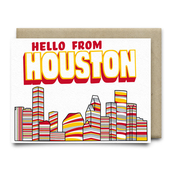 Hello From Houston | Rockets Red and Yellow