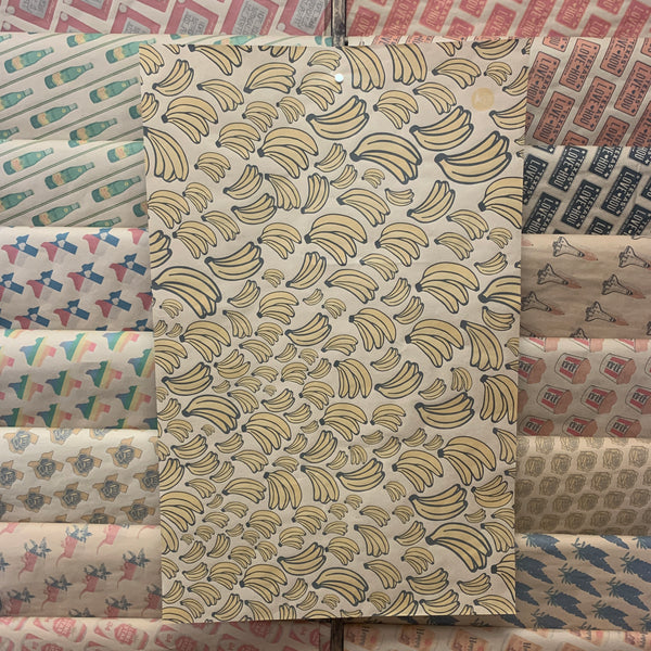 Bananas Gift Wrap Sheet – The Paper Place Bananas Gift Wrap Sheet – The Paper Place