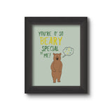 O'So Beary Special Art Print