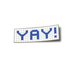 Yay Blue Tiles Sticker