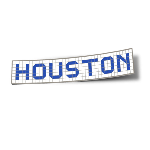 Houston Blue Tiles Sticker