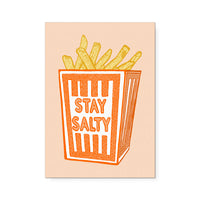 Stay Salty Orange Box Print