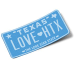 LOVE HTX Luv Ya Blue Sticker