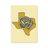 Texas with Yellow Rose Art Print