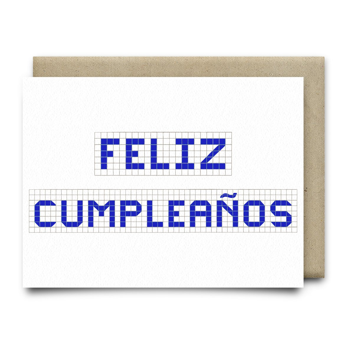 Anvil Cards - Feliz Cumpleanos | Houston Blue Tiles Greeting Card anvil-cards-feliz-cumpleanos-houston-blue-tiles-greeting-card
