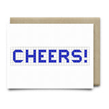Cheers | Houston Blue Tiles Greeting Card - Cards