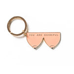 You are Boobiful Keychain