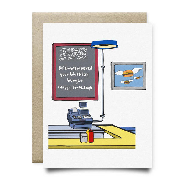 Brie-Membered Your Birthday Card - Cards