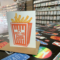 Fry-ve O'Clock Somewhere ("Orange Box" Fries Card)