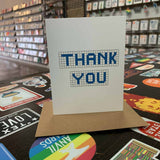 Thank You | Houston Blue Tiles Greeting Card