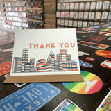 Houston Thank You Card | Astros Orange and Blue