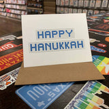 Happy Hannukkah | Houston Blue Tiles Greeting Card