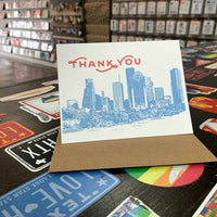 Houston Skyline Thank You Card | Luv Ya Blue